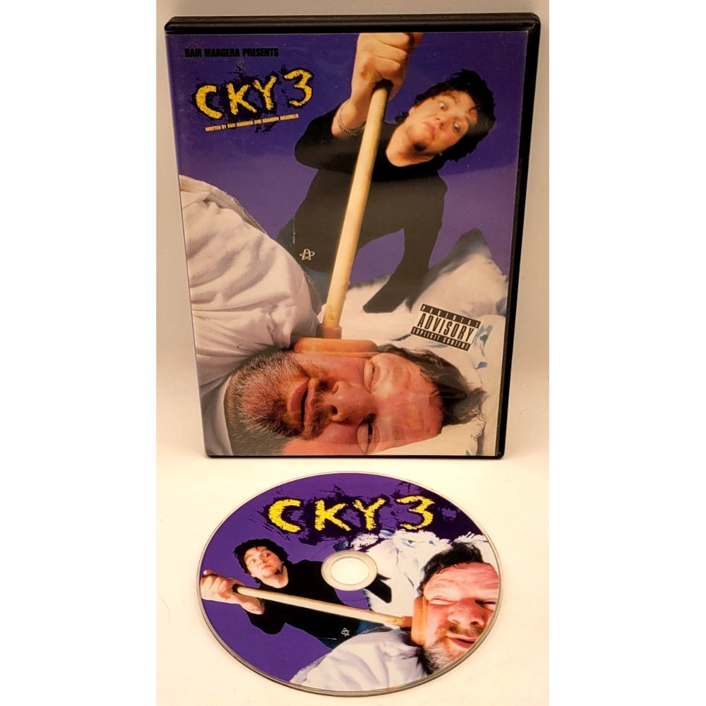 CKY3 (DVD, 2002) Bam Margera - ULTRA RARE OOP Authentic US Release